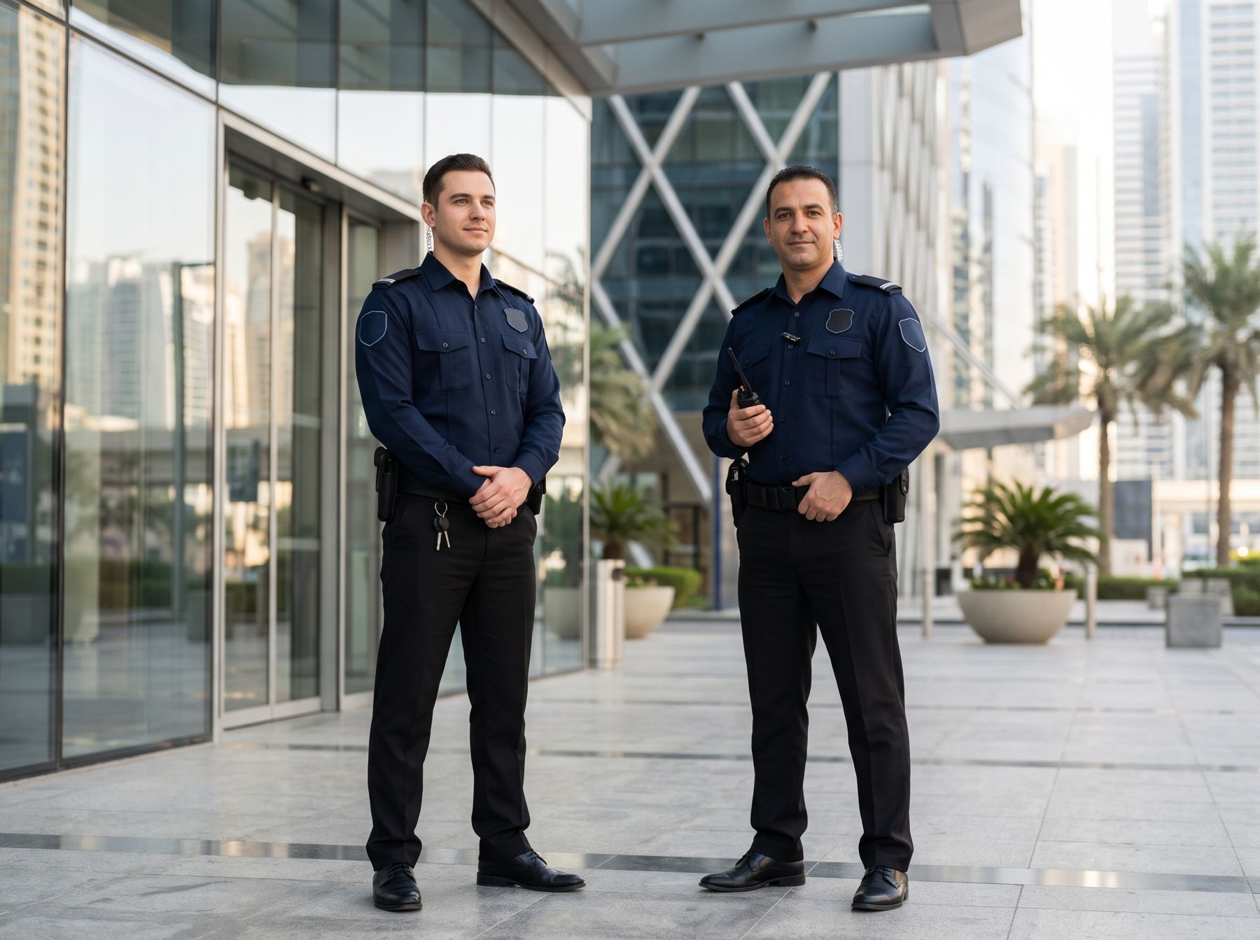 Security staff in uniform